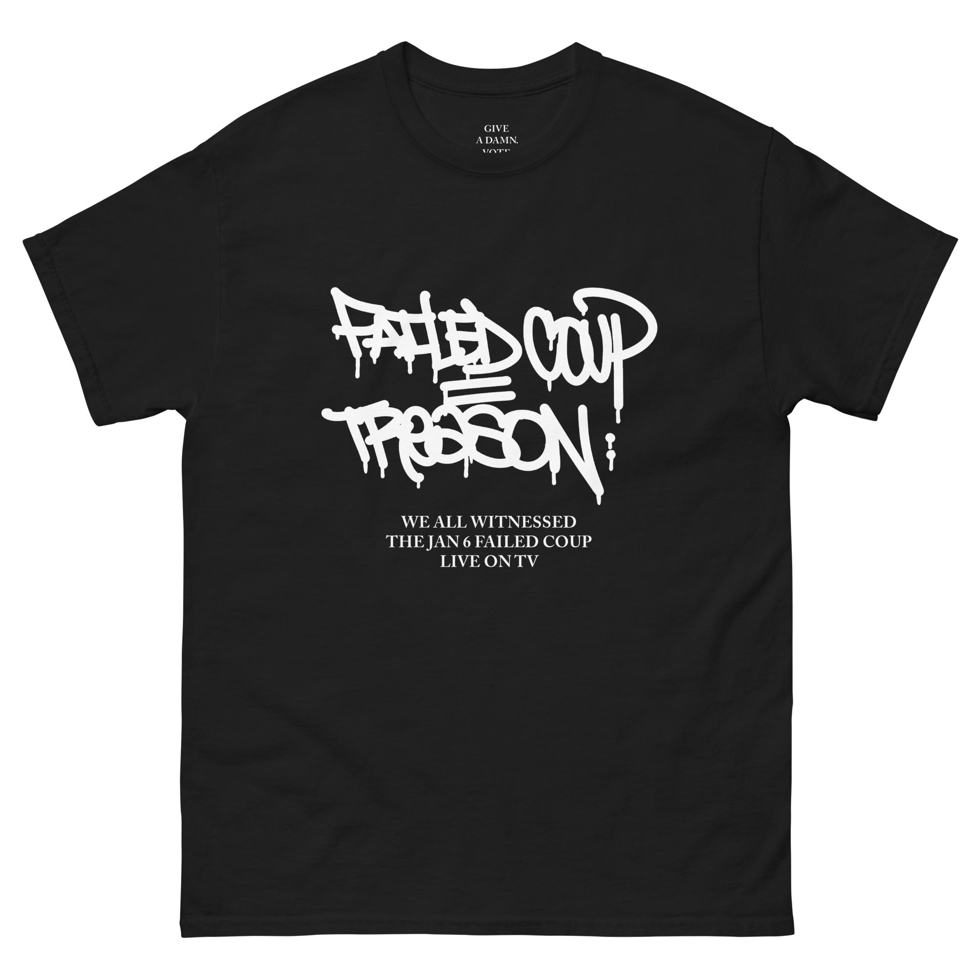 GADV X Madclout X Failed Coup Tee, Black