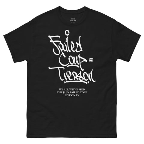 GADV X Avid Letterman X Failed Coup Tee, Black